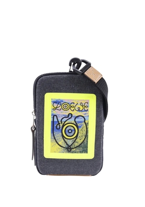 Loewe Pre-Owned 2010-2026 Canvas Eye Loewe Nature Neck Pouch crossbody bag - Grey