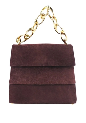 Ferragamo Pre-Owned 2000-2026 Suede Chain satchel - Brown