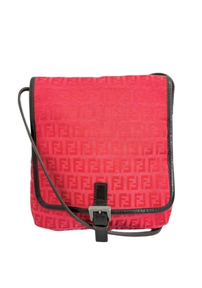 Fendi Pre-Owned 2000-2010 Zucchino Canvas crossbody bag - Red