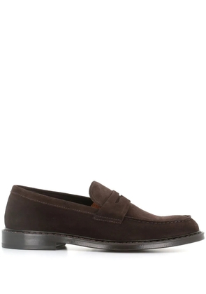 Doucal's suede loafers - Brown