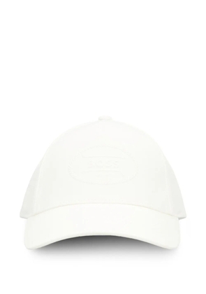 BOSS logo-detail baseball cap - White