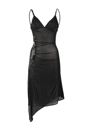 Julien Macdonald satin-finish midi dress - Black