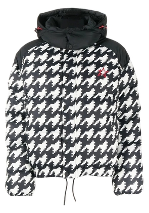 Perfect Moment Moment houndstooth-print puffer jacket - Black