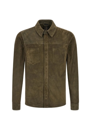 Giorgio Brato leather shirt - Green