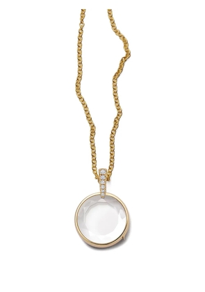 Loquet Lyra locket diamond necklace - Gold
