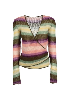 M Missoni Vintage embroidered sweater - Brown