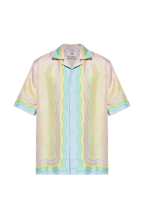 Casablanca short-sleeve printed shirt - Pink