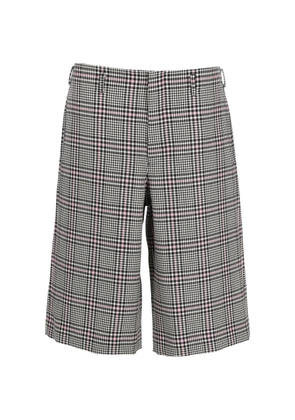 Comme Des Garçons Pre-Owned tartan-pattern capri trousers - Black