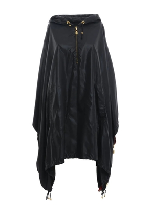 Gianfranco Ferré Pre-Owned 1980s logo-engraved coat - Blue