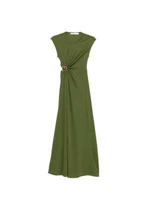 Christopher Esber cut-out ring-detail maxi dress - Green