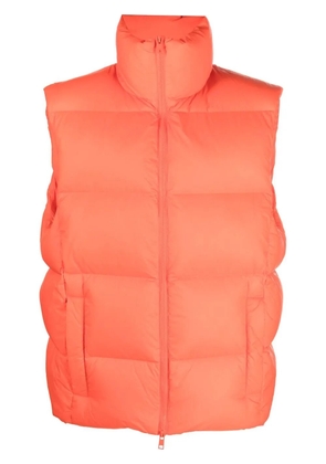 MSGM padded zip gilet - Orange