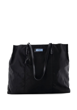 Prada Pre-Owned Etiquette Tessuto Large tote bag - Black