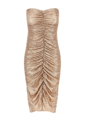 Norma Kamali sequin-embellished dress - Neutrals