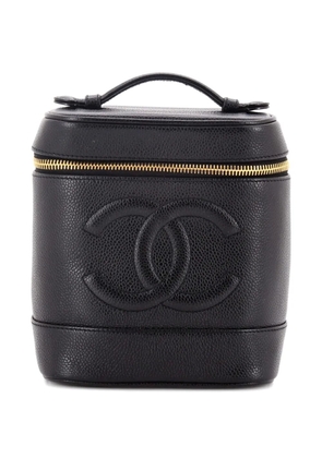 CHANEL Pre-Owned Timeless Cosmetic Case Caviar Tall pouch - Black