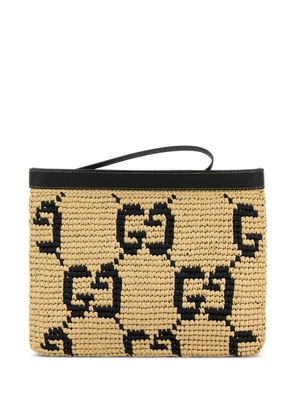Gucci GG clutch bag - Neutrals