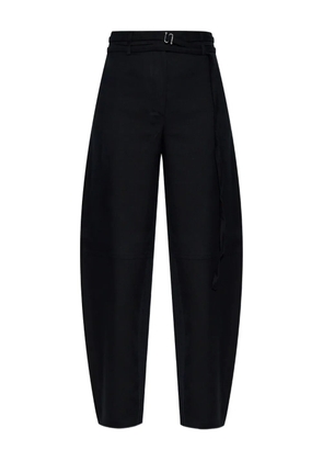 Sportmax hook-fastening trousers - Black