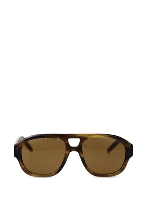 Givenchy Eyewear Day browline sunglasses - Brown
