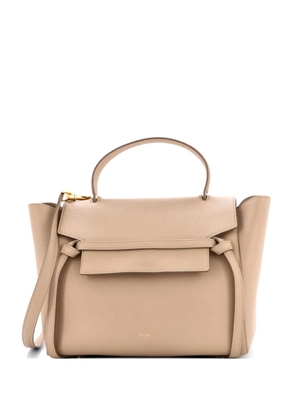 Celine Pre-Owned Belt Bag Textured Leather Mini shoulder bag - Neutrals