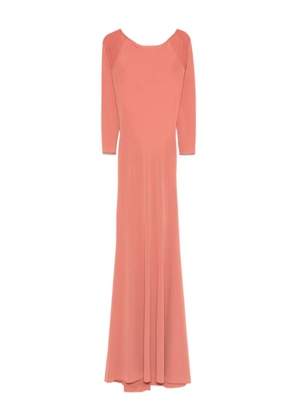 Alex Perry open-back long-sleeve maxi dress - Pink