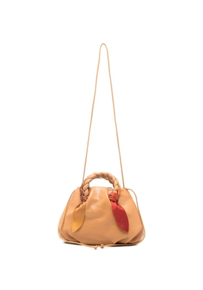 Hereu Bombon Foulard braided-handle tote bag - Neutrals