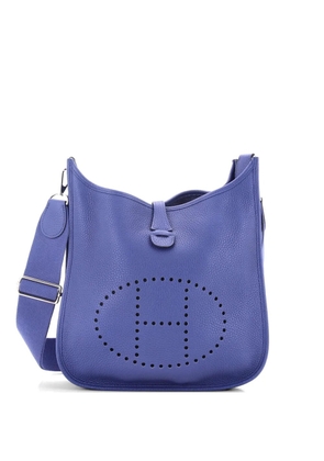 Hermès Pre-Owned Evelyne Bag Gen III Clemence PM crossbody bag - Blue