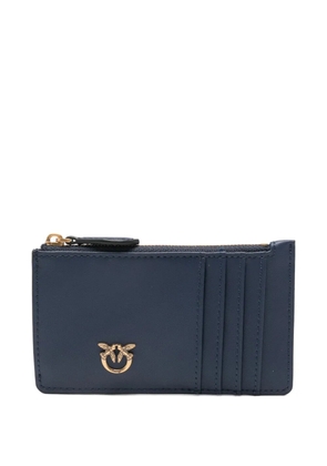 PINKO zip-top cardholder - Blue