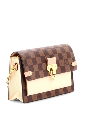 Louis Vuitton Pre-Owned Vavin Chain Wallet NM Damier with Leather crossbody bag - Brown