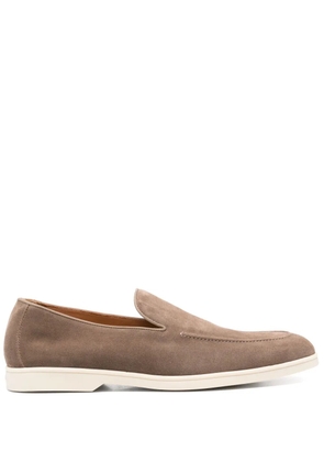 Doucal's suede loafers - Brown