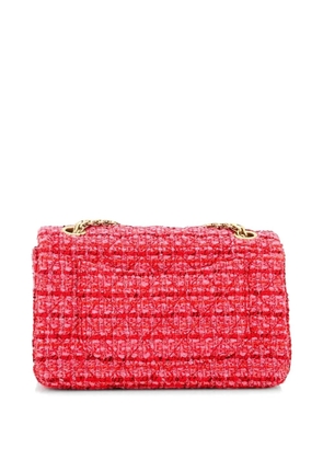 CHANEL Pre-Owned Reissue 2.55 Flap Bag Quilted Tweed Mini crossbody bag - Red