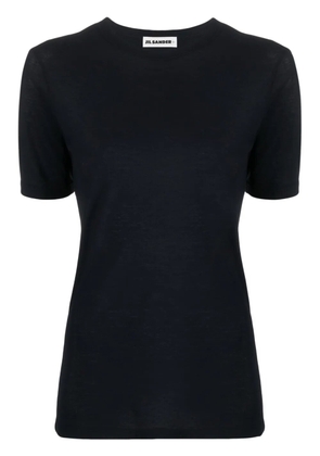 Jil Sander logo-print cotton T-shirt - Blue