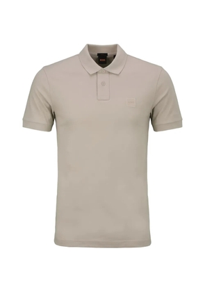BOSS logo polo shirt - Neutrals