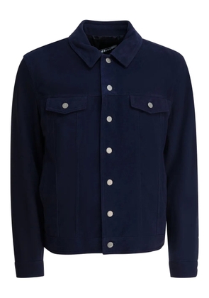 ALTUM suede buttoned jacket - Blue