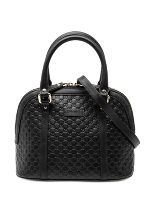 Gucci Pre-Owned 2000-2015 Mini Microguccissima Dome satchel - Black