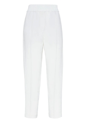 Brunello Cucinelli cropped tapered trousers - Neutrals