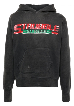 SAINT MXXXXXX Struggle Tears cotton hoodie - Grey
