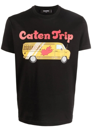 DSQUARED2 Caten Trip graphic T-shirt - Black