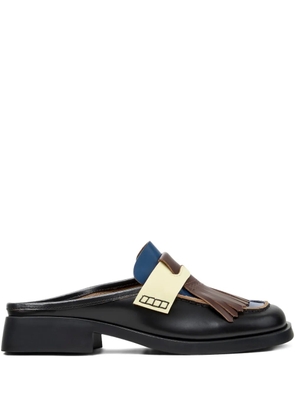 Camper Twins tassel-detail mules - Black