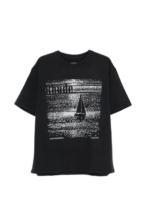 RHUDE graphic-print T-shirt - Black