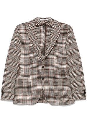 Tagliatore checked blazer - Neutrals
