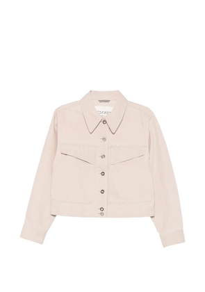 Closed button-fastening pocket jacket - Neutrals