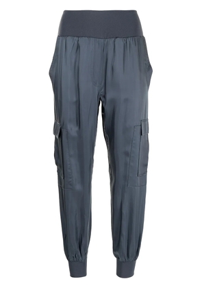 Cinq A Sept tapered cargo cotton trousers - Blue