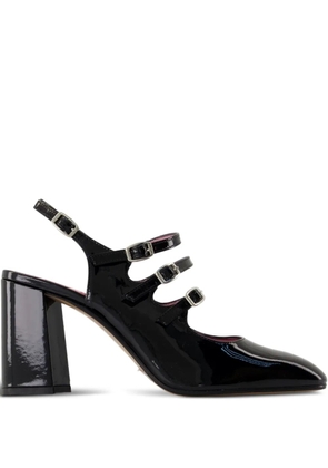 Carel Paris 60mm Carel patent leather buckle pumps - Black