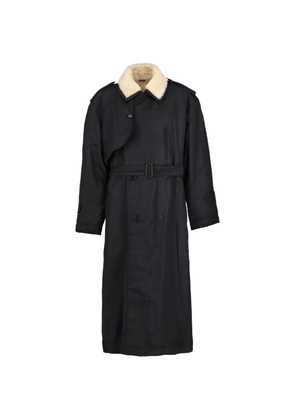 Valentino Pre-Owned double-breasted trench coat - Black