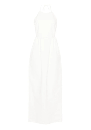 Max Mara Europa canvas maxi dress - White