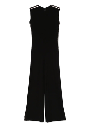 Norma Kamali stud-embellished jumpsuit - Black