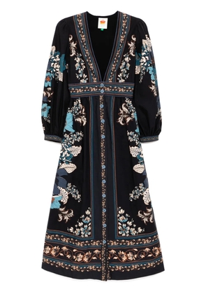 FARM Rio V-neck dress - Black