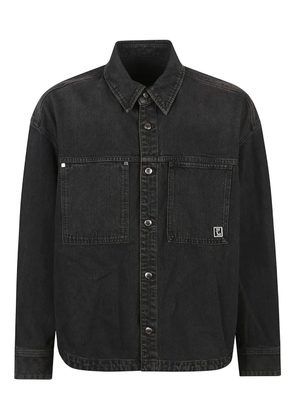 Wooyoungmi pocket long-sleeve shirt - Black