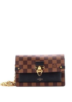 Louis Vuitton Pre-Owned Vavin Chain Wallet NM Damier with Leather crossbody bag - Black