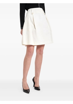 CHANEL Pre-Owned 2000s A-line skirt - White