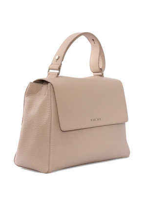 Orciani medium Sveva Soft top-handle leather tote bag - Neutrals